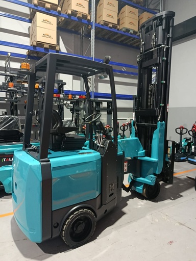 Chariot articulé industriel OM-1500 kg | Puissant dans les allées étroites - Livraison Casablanca